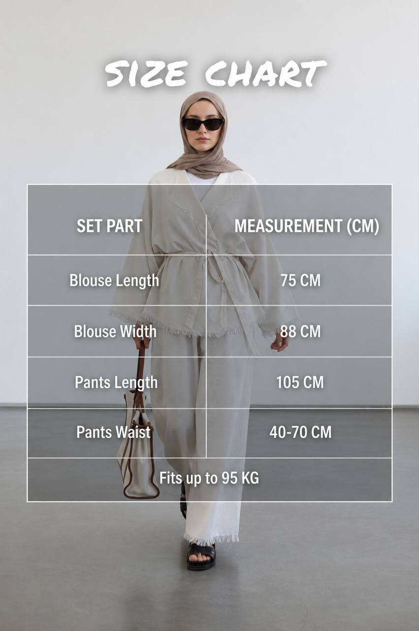 Luxe Flow Modest Set – Elegant Everyday Co-ord